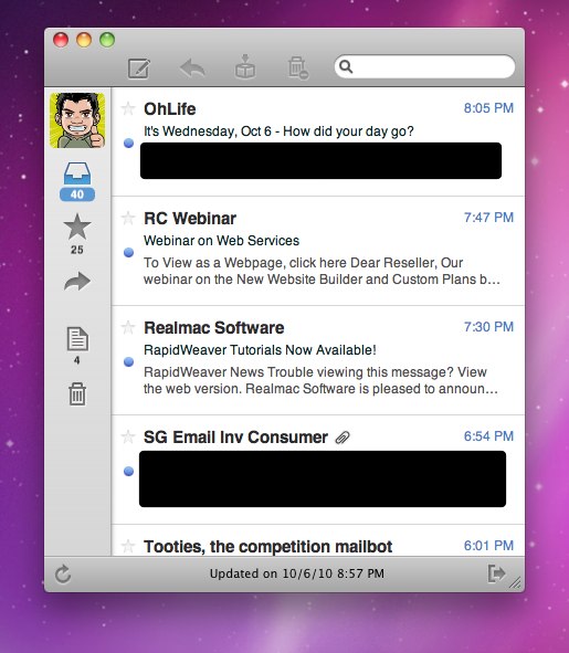 Sparrow - The New Mail For Mac