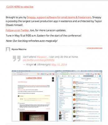 Laracon_2014___Snappy_Live_Events